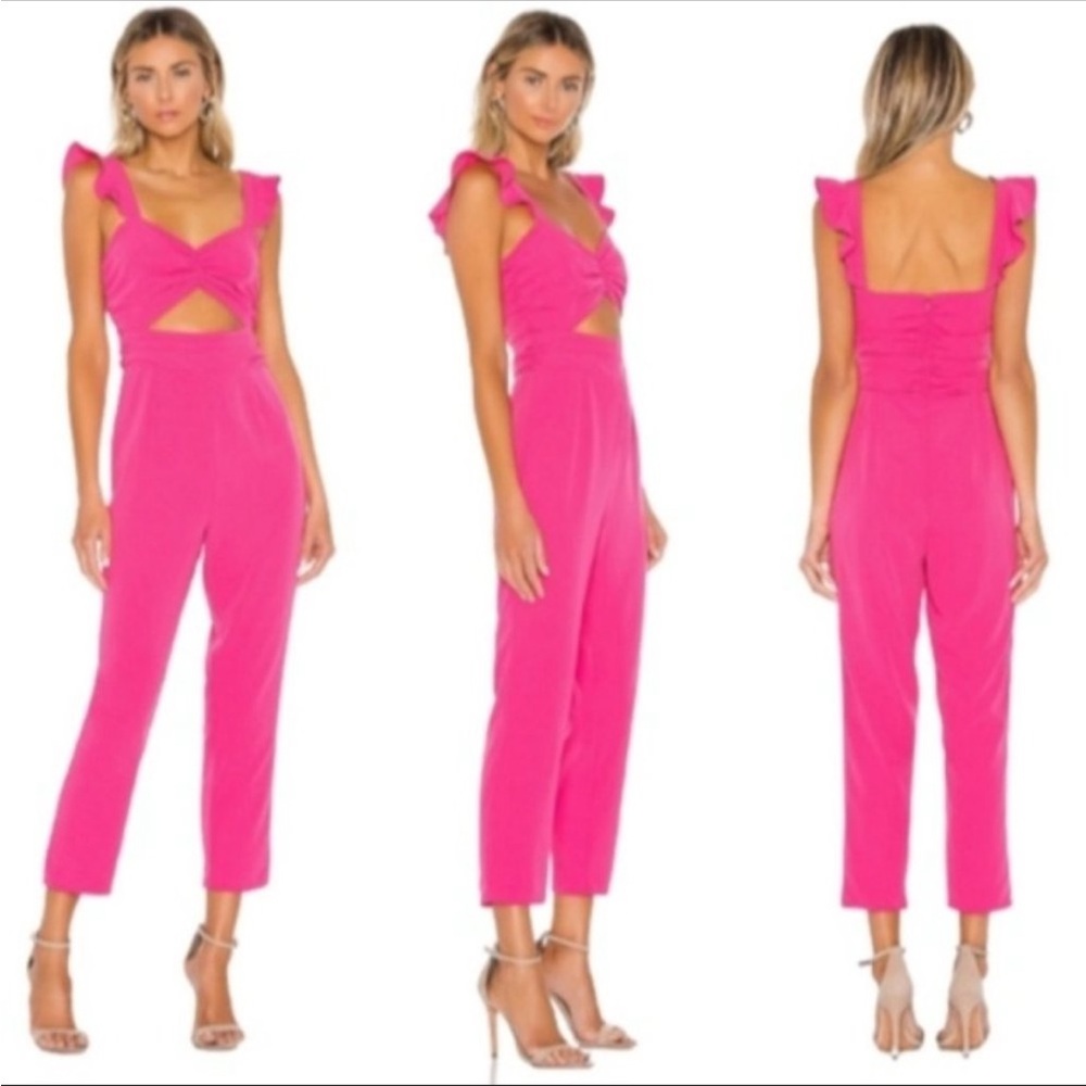 Lovers + Friends - Knox Jumpsuit in Hot Pink - women’s size small